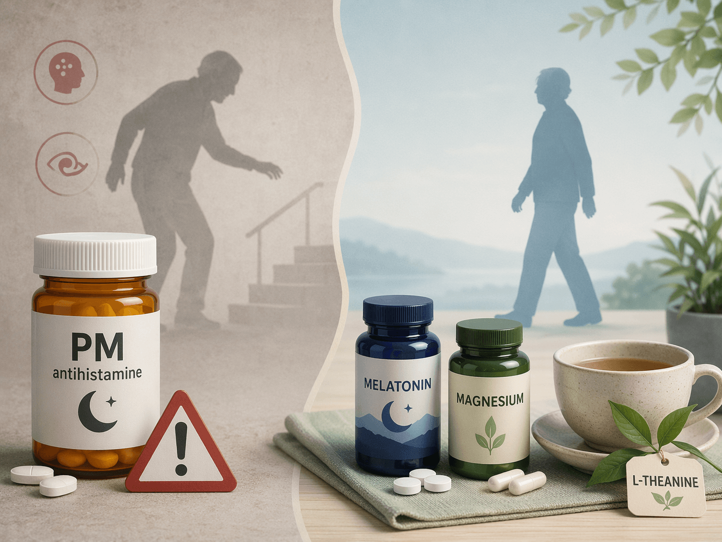 Comparison of antihistamine sleep aids and lower-anticholinergic alternatives for older adults