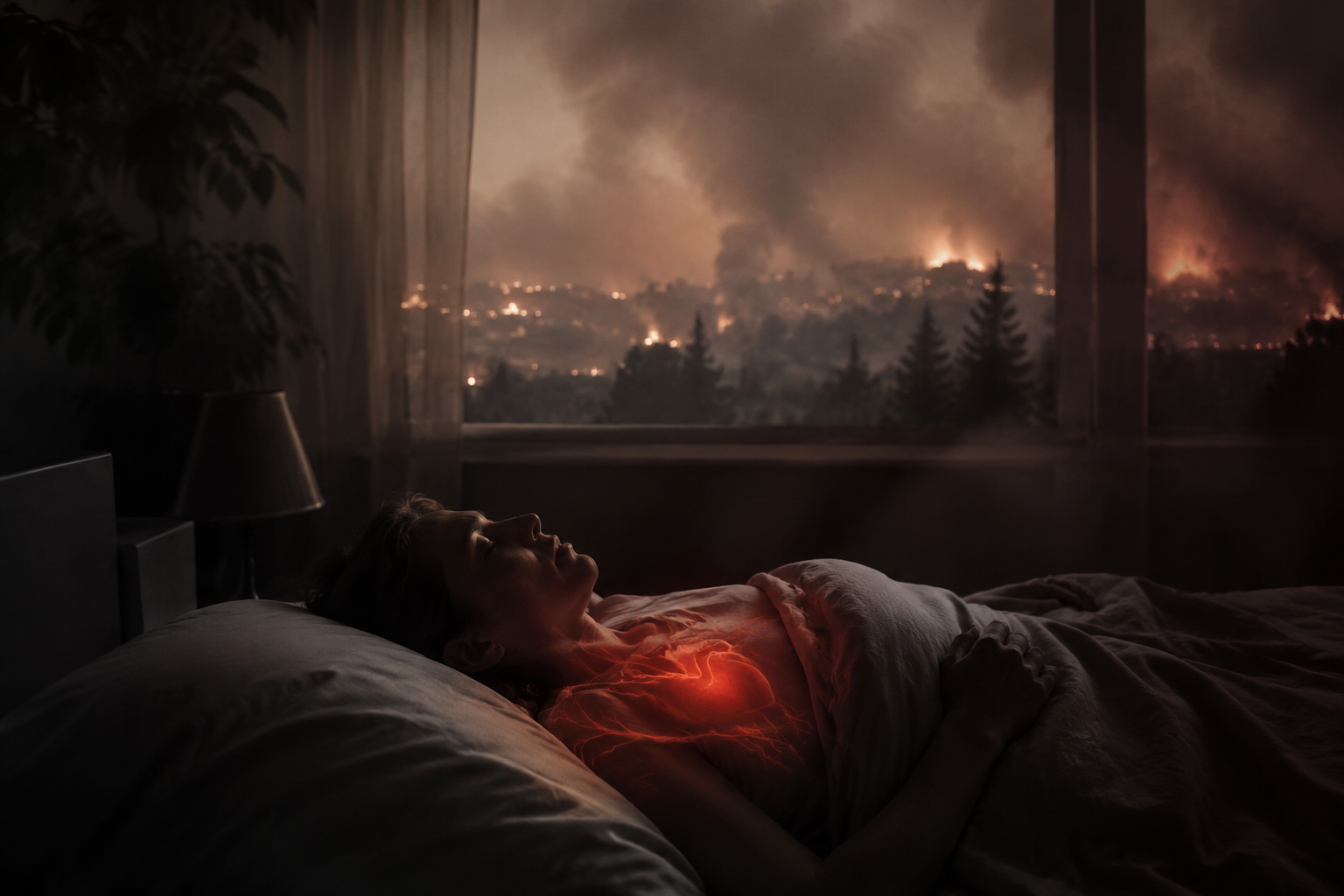 How Wildfire Smoke Fragments Sleep and Raises Blood Pressure