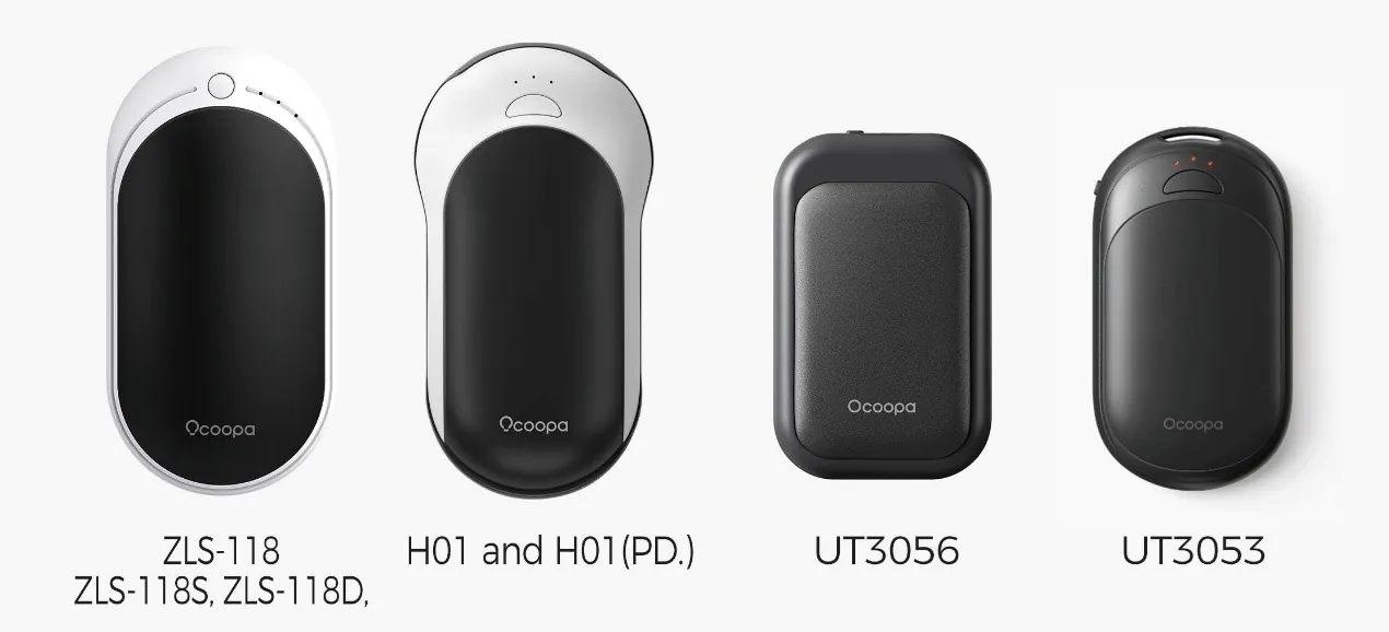Recalled OCOOPA rechargeable hand warmer shown in the CPSC recall notice