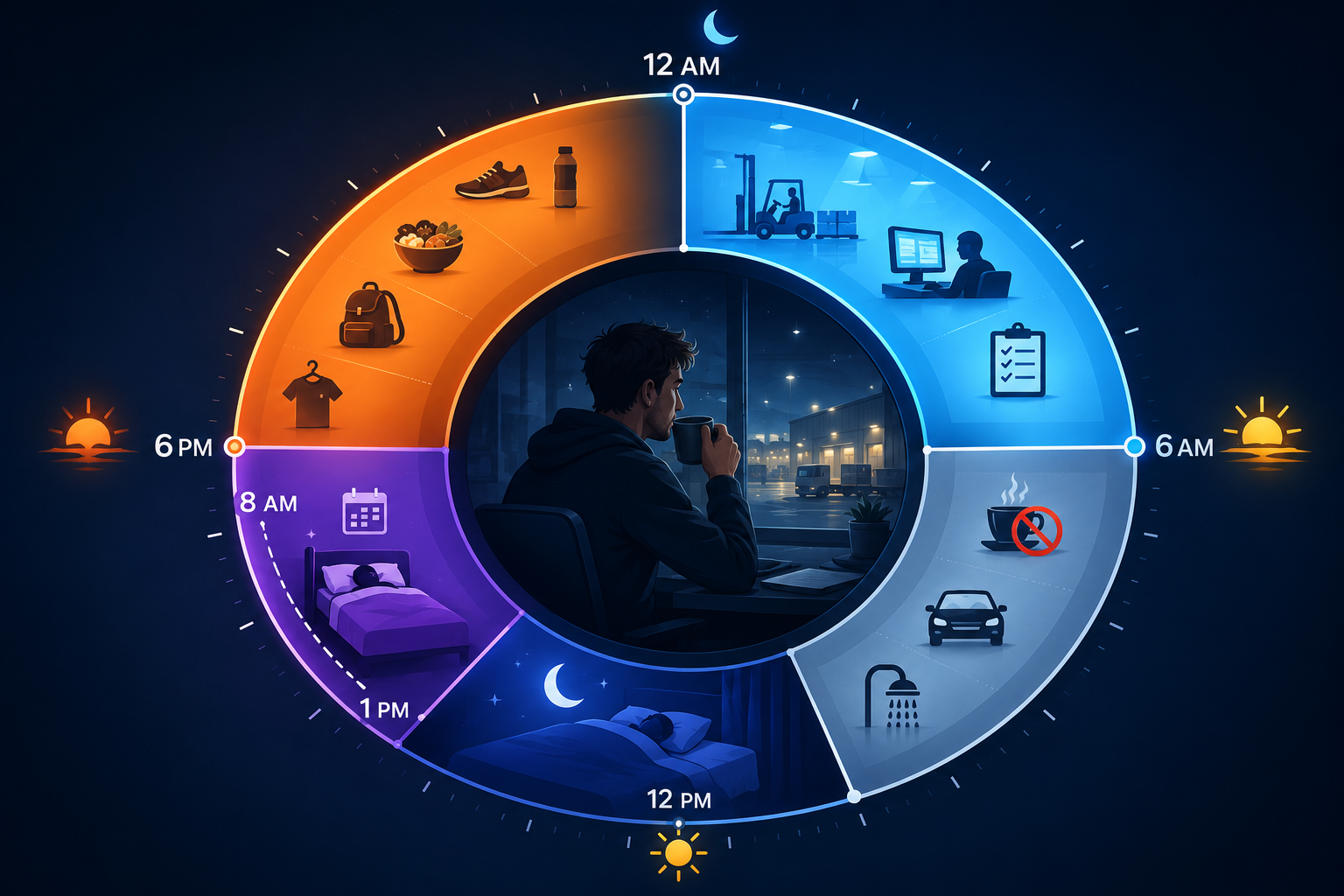 What is the best sleep routine for night shift workers?