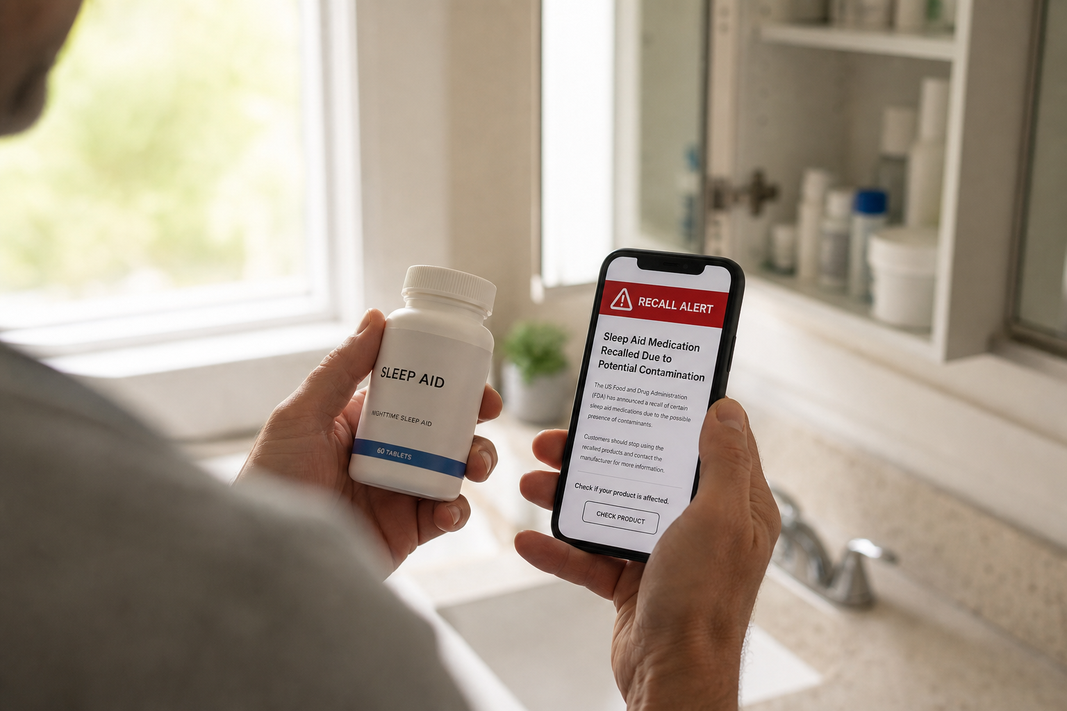What to Do If Your Antihistamine Sleep Aid Was Recalled