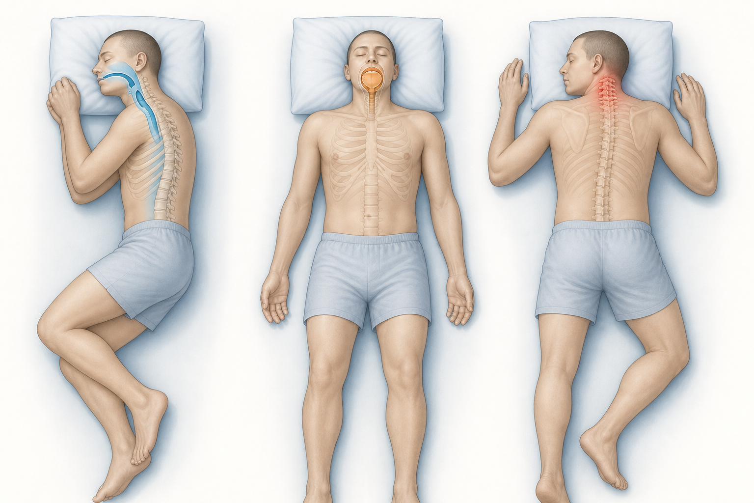 How Sleep Position Affects Sleep Quality and Health: The Mechanisms Behind the Mattress