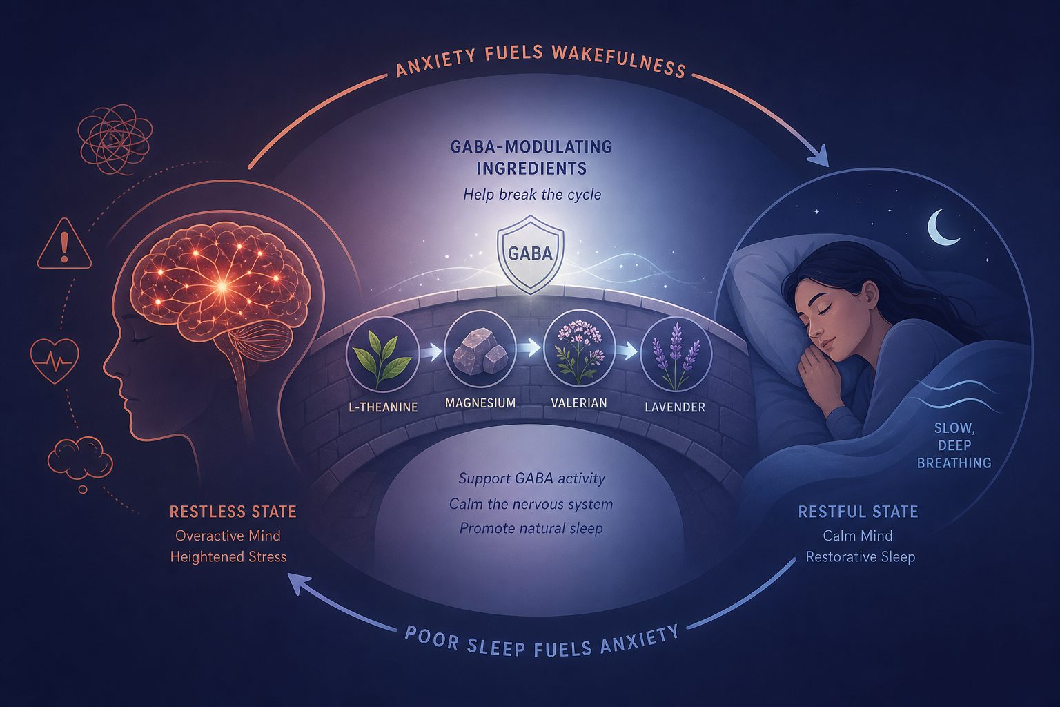 Best OTC Sleep Aids for Anxiety: A Mechanistic Guide to Dual-Action Ingredients