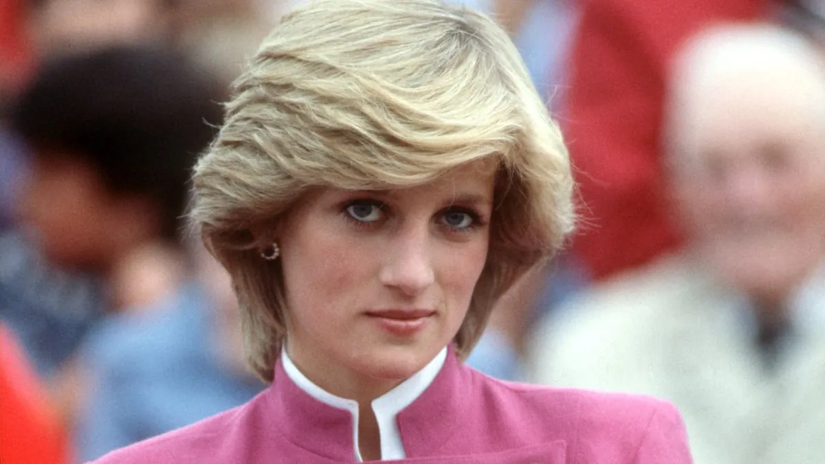 Princess Diana in a relaxed candid moment