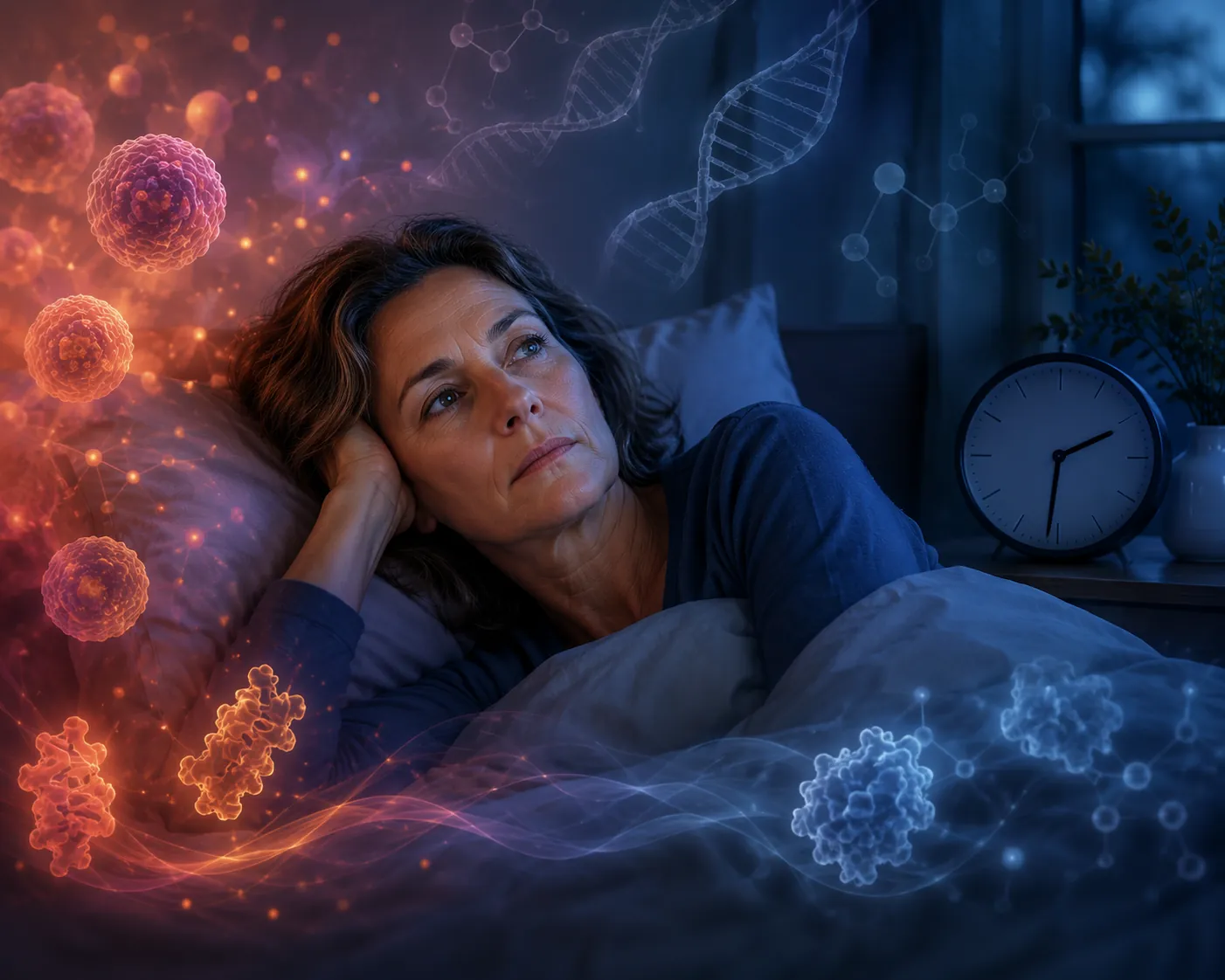 How Poor Sleep Affects Aging Enzymes in Perimenopause